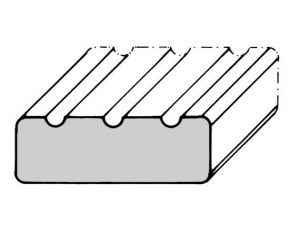 Teak Profilleiste für Gangway Badeplattform