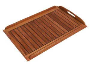 Teak Serviertablett Servierbrett Sotiflex