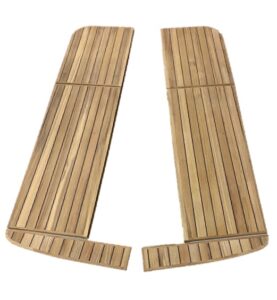 Teak Backskistendeckel und Sitzduchten für Bavaria 770 ohne Epoxidharzbeschichtung