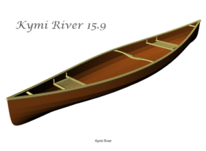 KYMI RIVER 15.9 Kanadier Kanu auf dem Wasser