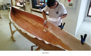 KYMI RIVER CLASSIC Kanadier Boot auf dem Wasser