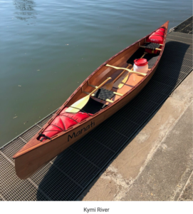 KYMI RIVER CLASSIC Kanadier Boot auf dem Wasser