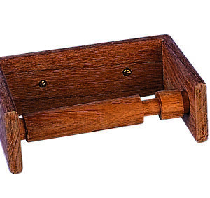 Teak WC-Rollen Halter <i> verschiedene Maße </i>