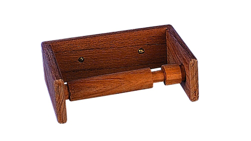 Teak WC-Rollen Halter <i> verschiedene Maße </i>
