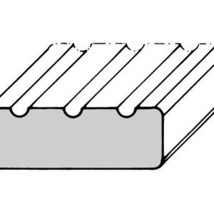 Teak Profilleiste für Gangway / Badeplattform<i>verschiedene Profilmaße</i><i>Länge ab 45 cm</i>