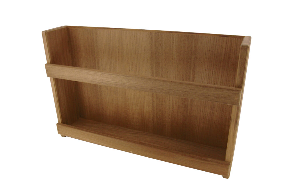 Teak Regal für Zeitschriften <i> Maße 51,4 x 33 x 10,5 cm </i>  <i>  (Art. 242) </i>