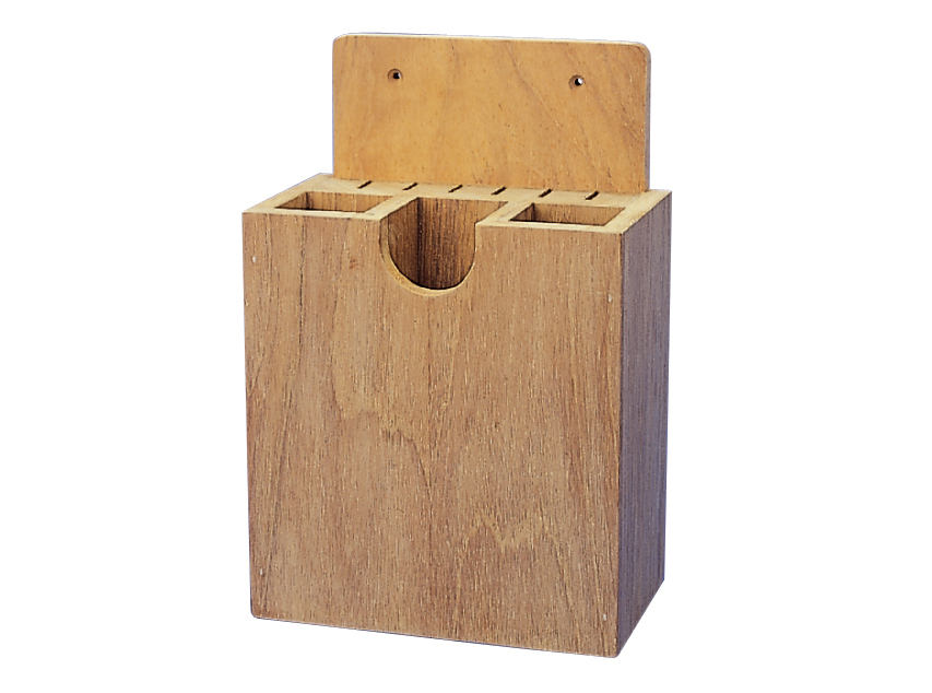Teak Besteckhalter <i>Maße 15 x 21 x 8 cm</i><i>(Art. 252)</i>