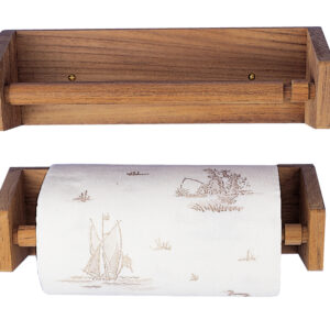 Teak Küchenrollenhalter breit <i> Maße 33 x 9,5 x 9,5 cm </i> <i> (Art. 264) </i>