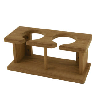 Teak Weinglashalter <i> verschiedene Maße </i> <i> 2 bis 4 Gläser </i>