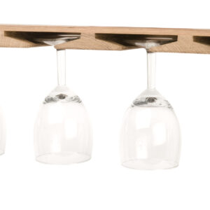 Teak Weinglashalter für Deckenbefestigung <i> verschiedene Maße </i> <i> 4 bis 12 Gläser </i>