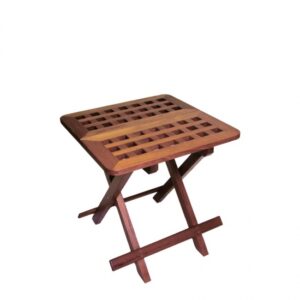 Teak Beistell-Klapptisch Grätingdesign <i>Maße 45 x 45 cm</i><i>geölt oder ungeölt</i>