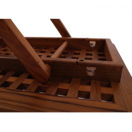Teak Klapptisch Grätingdesign <i> Maße 75 x 55 cm </i> <i> geölt oder ungeölt </i> – Bild 3