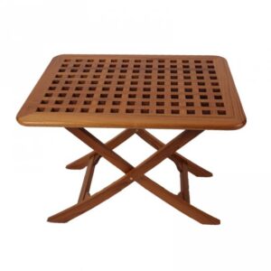 Teak Klapptisch Grätingdesign <i> Maße 75 x 55 cm </i> <i> geölt oder ungeölt </i>
