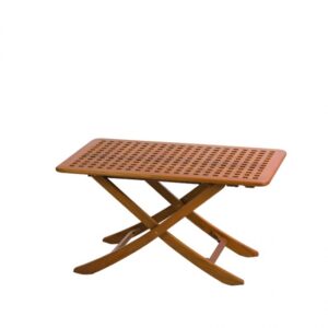 Teak Klapptisch Grätingdesign <i> Maße 110 x 70 cm </i> <i> geölt oder ungeölt </i> <i> (Art. 3056) </i>