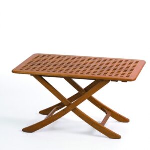 Teak Klapptisch Grätingdesign <i> Maße 125 x 80 cm </i> <i> geölt oder ungeölt </i> <i> (Art. 3056) </i>