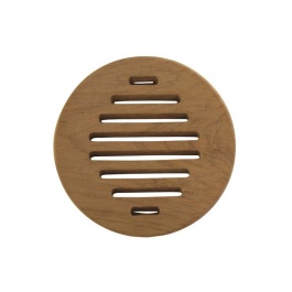 Teak Jalousie Lüftung rund <i> verschiedene Durchmesser </i>