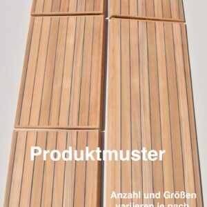 Teak Backskistendeckel/Sitzduchten <i> für Bavaria 707 </i>  <i> ohne Epoxidharzbeschichtung </i>