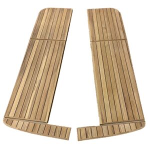 Teak Backskistendeckel/Sitzduchten <i> für Bavaria 770 </i>  <i> ohne Epoxidharzbeschichtung </i>