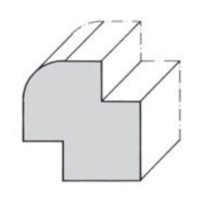 Sapeli Eckprofilleiste <i> verschiedene Profilmaße </i>  <i> Länge ab 45 cm </i>