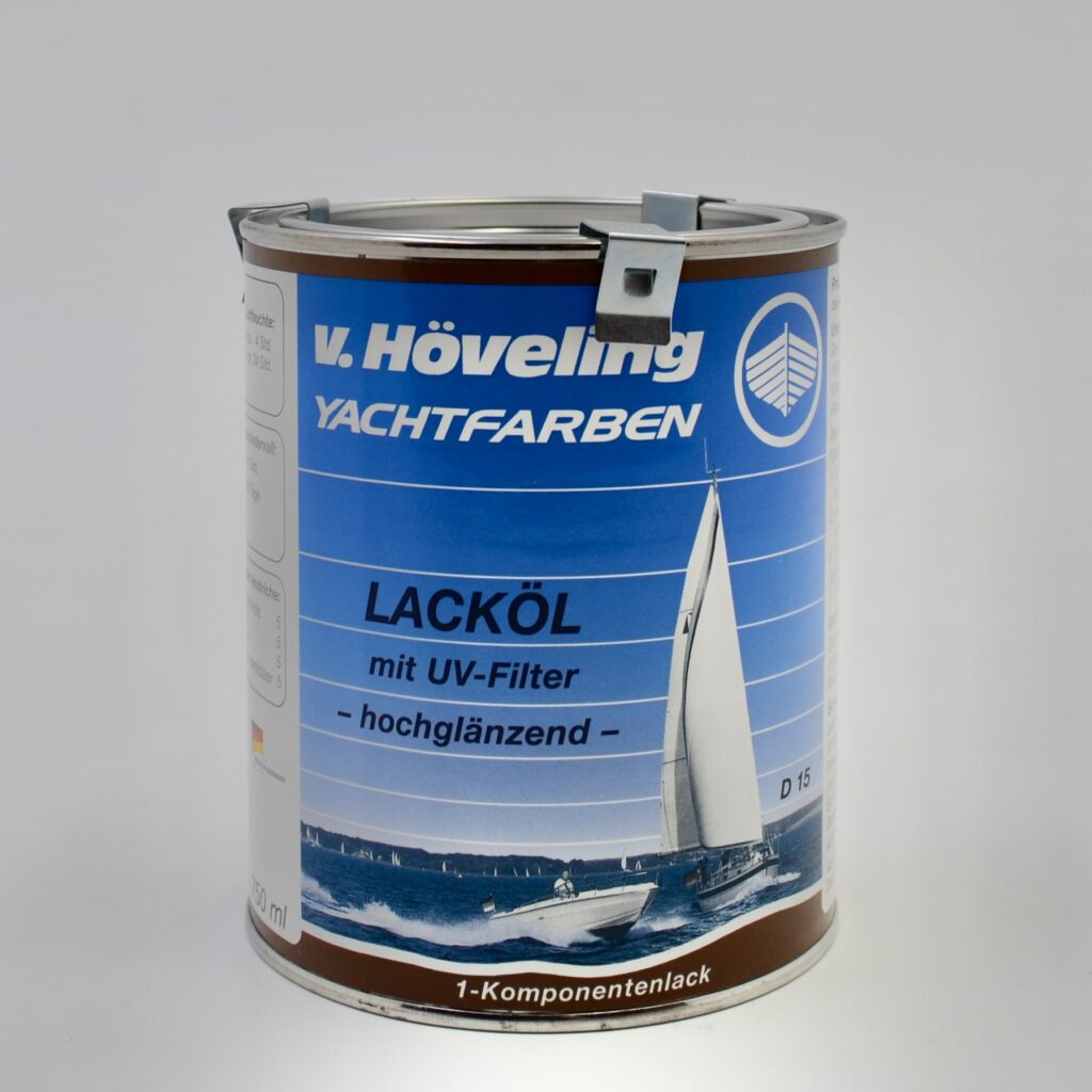 Lacköl mit UV-Filter <i> D 15 von Höveling <i> hochglänzend </i>
