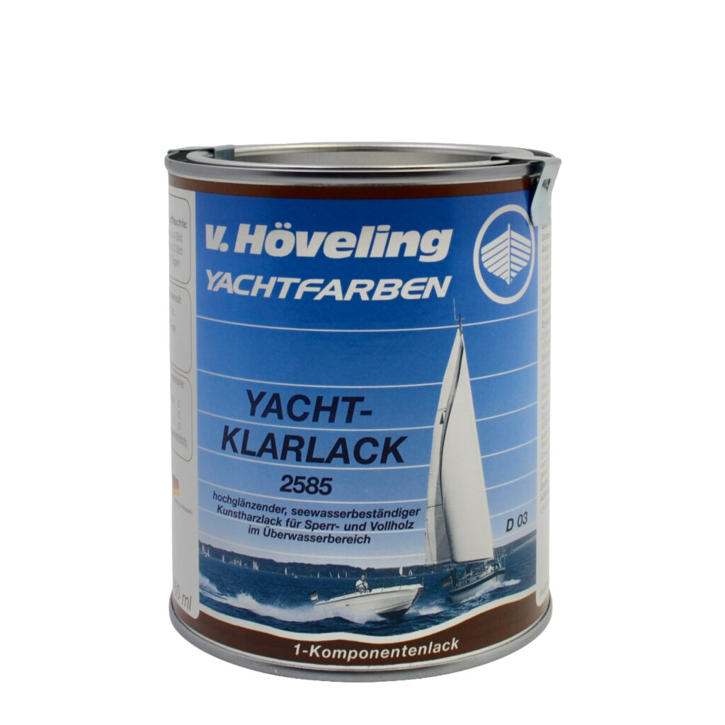 Yacht-Klarlack 2585 D03 <i> v. Höveling </i> <i> verschiedene Gebindegrößen </i>
