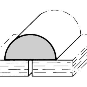 Sapeli Halbrundleiste <i> verschiedene Profilmaße </i>  <i> Länge ab 45 cm </i>