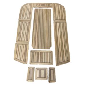 Teak-Stabdeck für Backskisten und Plicht <i> für Hanse 301 </i>  <i> Komplettpaket </i>