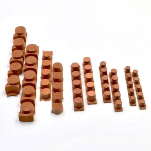 Querholzdübel/Holzpfropfen Sapeli-Mahagoni<i>verschiedene Durchmesser</i><i>verschiedene Stückzahl</i>