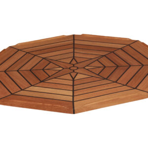 Teak Tischplatte Marine <i> achteckig </i> <i> Durchmesser 55 cm </i>