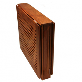 Teak Klapptisch Grätingdesign <i> Maße 145 x 78 cm </i> <i> geölt oder ungeölt </i> <i> (Art. 3056) </i> – Bild 3