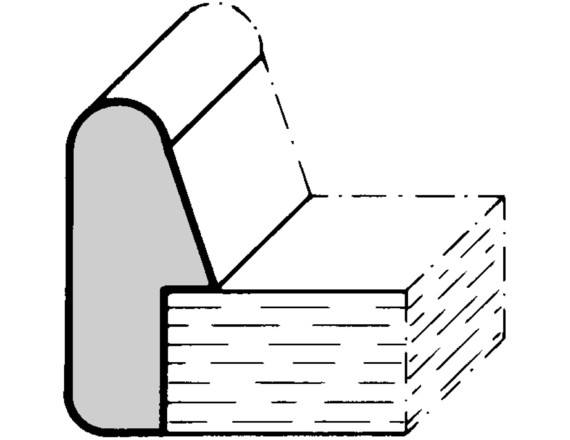 Sapeli Schlingerleiste mit Falz <i> verschiedene Profilmaße </i> <i> Länge ab 45 cm </i>