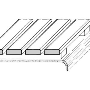 Sapeli Rechteckleiste <i> beidseitig abgerundet </i>  <i> verschiedene Profilmaße </i>  <i> Länge ab 45 cm </i>