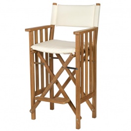 Teak Steuerstuhl II <i> ungeölt </i>  <i> verschiedene Kissenfarben </i>