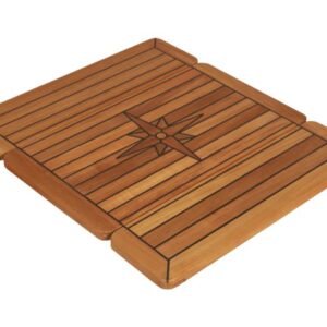 Teak Tischplatte Marine <i> beidseitig klappbar </i> <i> Premium </i> <i> verschiedene Maße </i>