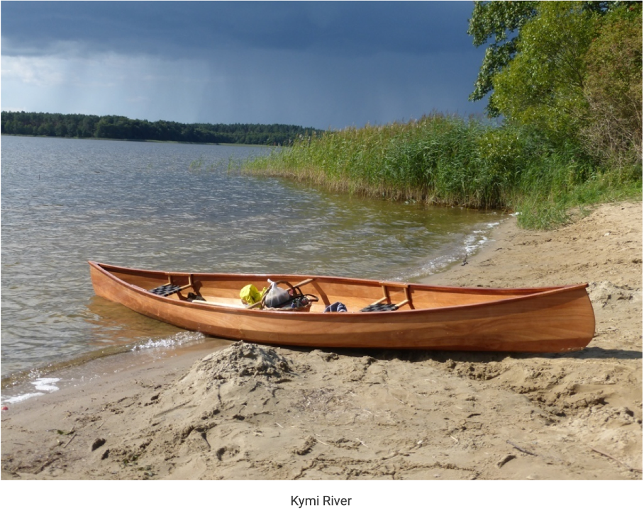 KYMI RIVER 15.9 (Kanadier) <i> Komplett-Bausatz </i> <i> 1-2 Personen </i>