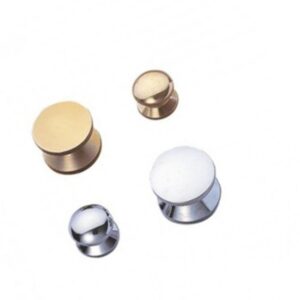 Schranktürknopf in Messing oder Chrom <i> verschiedene Durchmesser </i> <i> Messing oer Chrom </i>